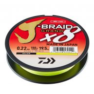 Pintas valas Daiwa J-Braid Grand x8 Yellow