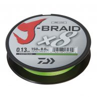 Pintas valas Daiwa J-Braid x8 Chartreuse