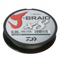 Pintas valas Daiwa J-Braid x8 Dark Green