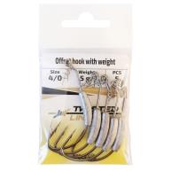 Kabliai Offset hook with weight