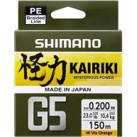 Pintas valas Shimano KAIRIKI G5 150m Orange