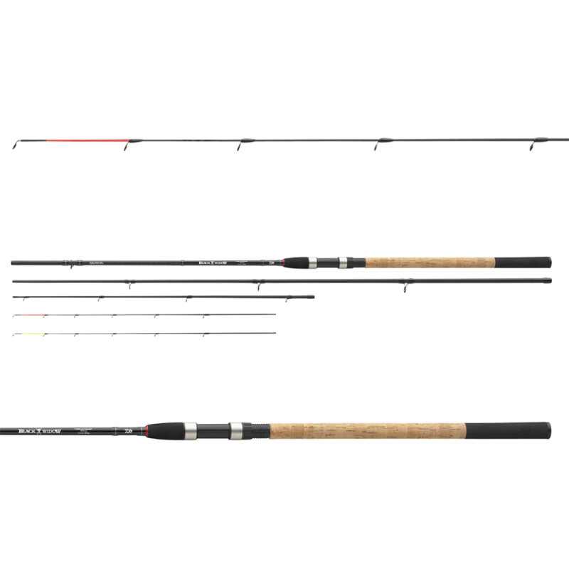 Dugninė meškerė 26' Daiwa Black Widow Method Feeder - Image 2